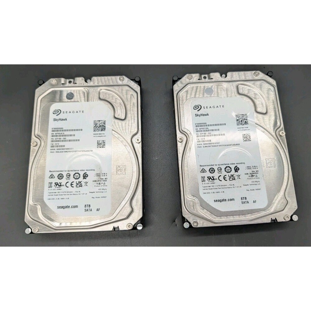 1x AS IS FOR PARTS Seagate SkyHawk AI 8TB SATA 7200 RPM 256MB Cache HDD